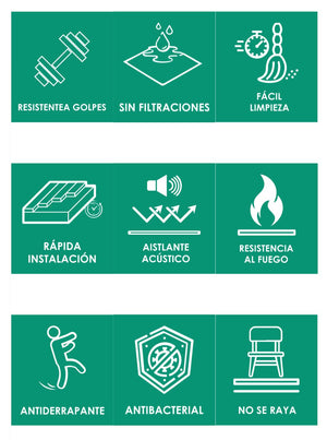 Abrir la imagen en la presentación de diapositivas, PISO VINILICO LALUR SPC 6MM
